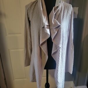 Elegant light purple Draped Cardigan BNWT